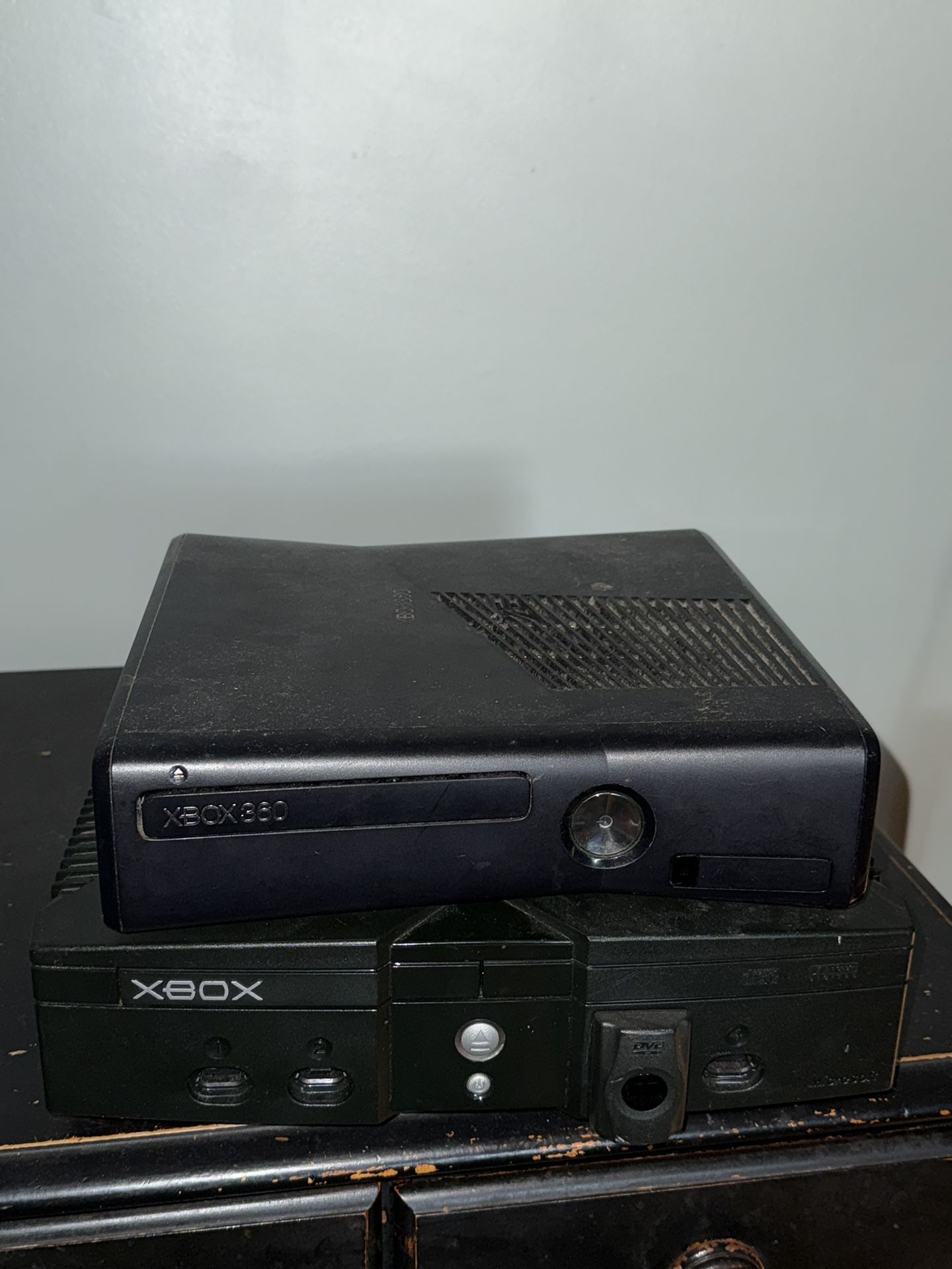 original xbox and xbox 360 