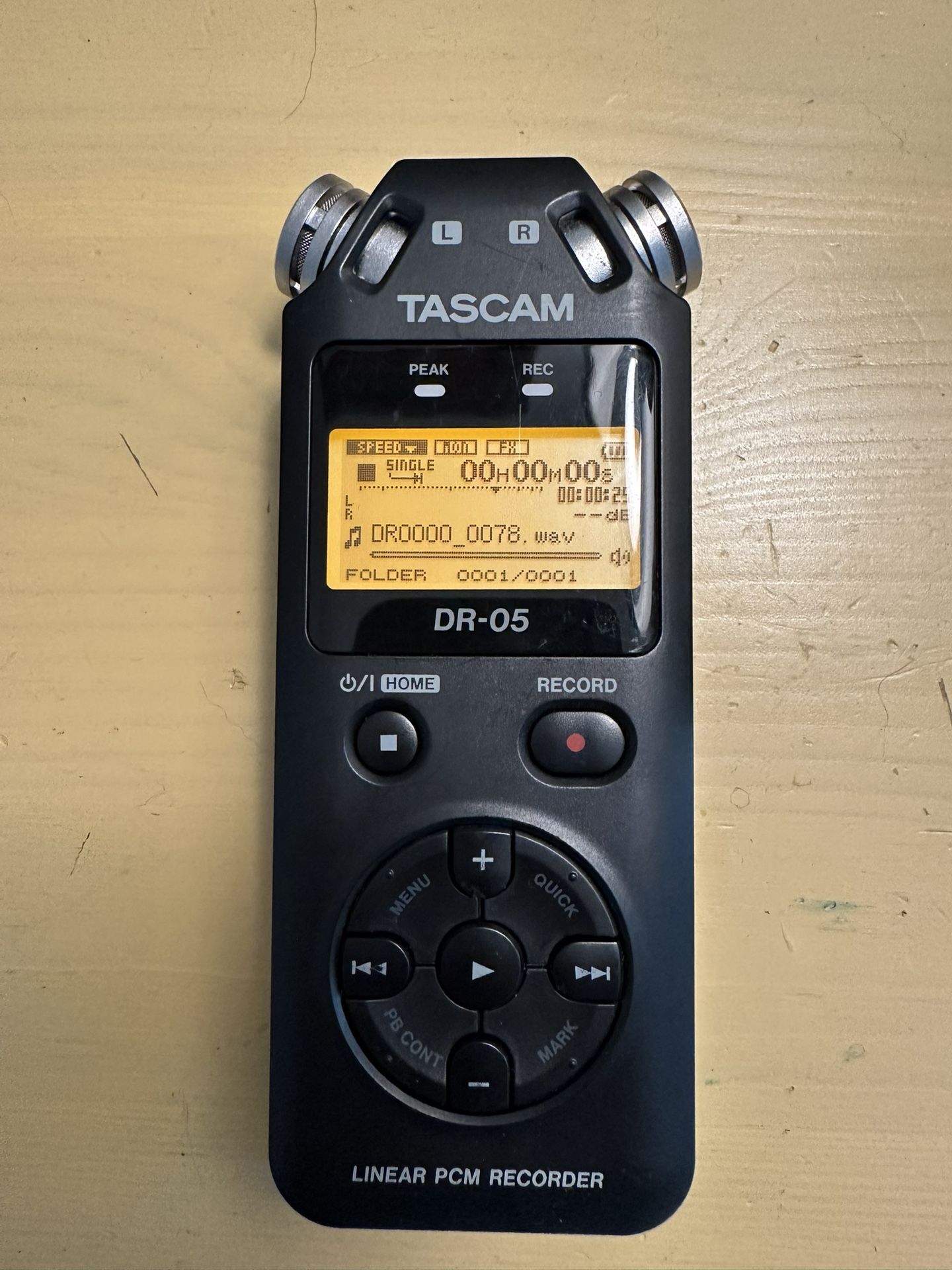 Tascam DR-05 Audio Recorder