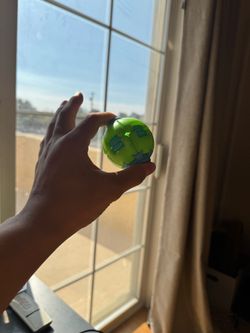 2 glow in the dark press to fidget sensory helixcore toy ball