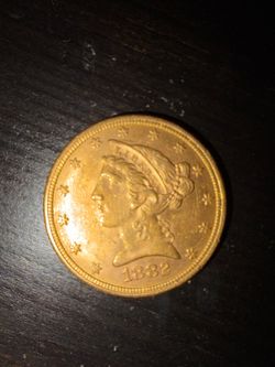 USA 5 Dollars 1882