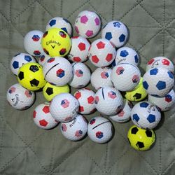 30 Callaway Soccer Golf Balls 