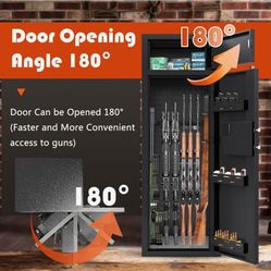 10-12 Gun Safe,Rifle Gun Safe for Home Rifle and Pistols,Gun Safes & Cabinets,Metal Gun Cabinet for Rifles and Shotguns,Shotguns Rifle Safe with Digit