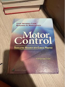 Motor Control – Shumway-Cook & Woollacott, 5th Ed.