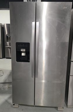 Whirlpool Side-by-Side Stainless Steel Refrigerator
