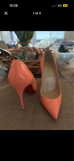 Pink/Peach LouBoutin Red Bottoms