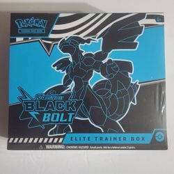 Pokemon Scarlet & Violet Black Bolt Elite Trainer Box