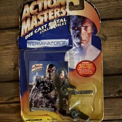 Vintage 1994 Terminator 2 Diecast Figure - Carded