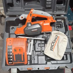 RIDGID 18V Cordless Planer 