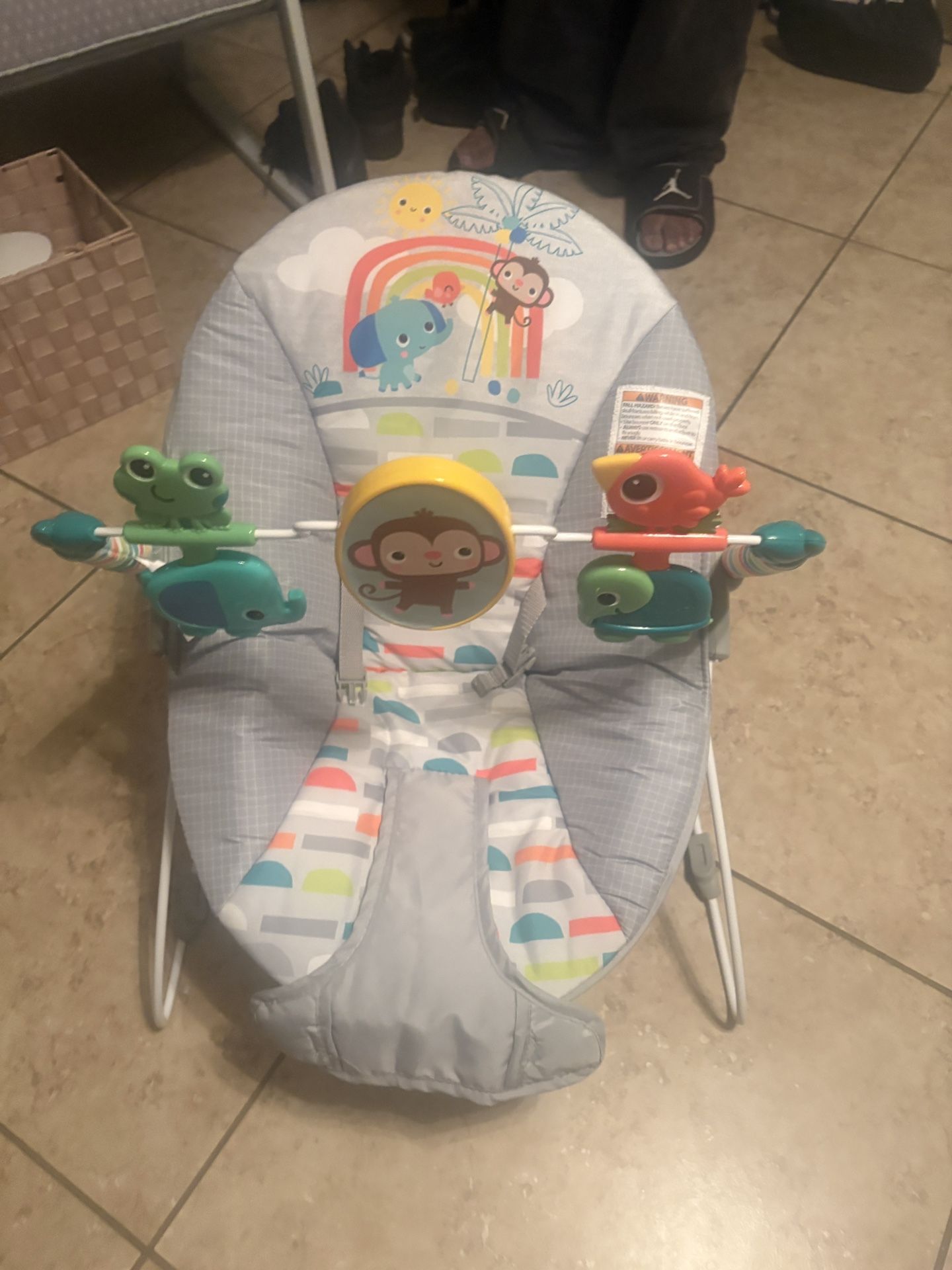 Baby Bouncer And Rocking Crib