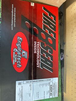 Brand new 454 gasket set with piston rings rod bearings main bearings