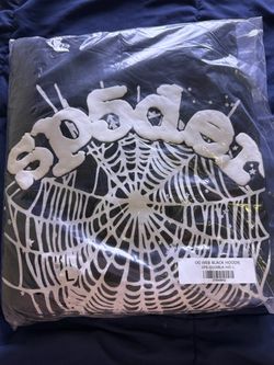 Brand New Spider Worldwide OG Web Black Hoodie