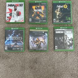 6 Xbox One Game Discs