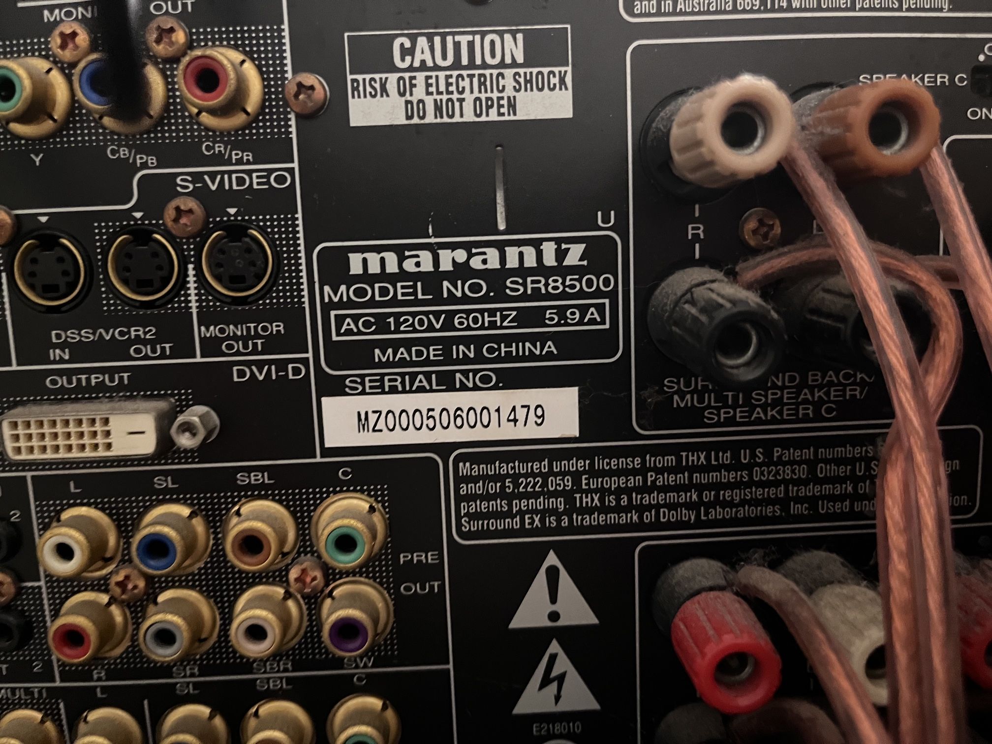 Marantz Audio System SR8500