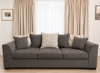 Gray 3 seat couch