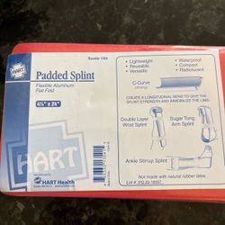 Padded Splint Flexible Aluminum 4.25" x 24"