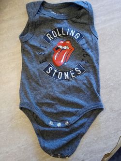 The ROLLING STONES. onesie 0-3 months