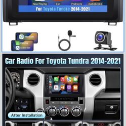 Car Radio for Toyota Tundra 2014 2015 2016 2017 2018 2019 2020 2021 