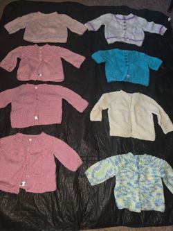 Handmade sweet little Cardigans