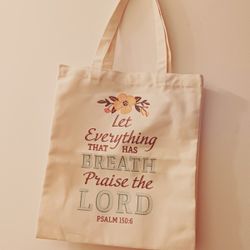 Bible Verse Tote Bags 