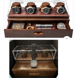 Watch Display Case W/watch
