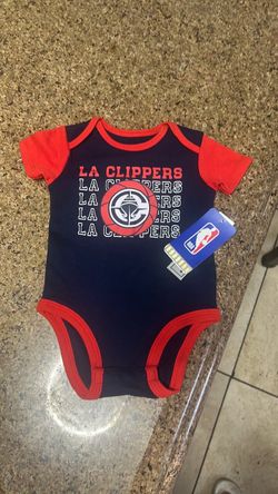 LA Clippers Baby Onesie 3/6 M
