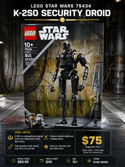 LEGO Star Wars K-2SO Security Droid 75434