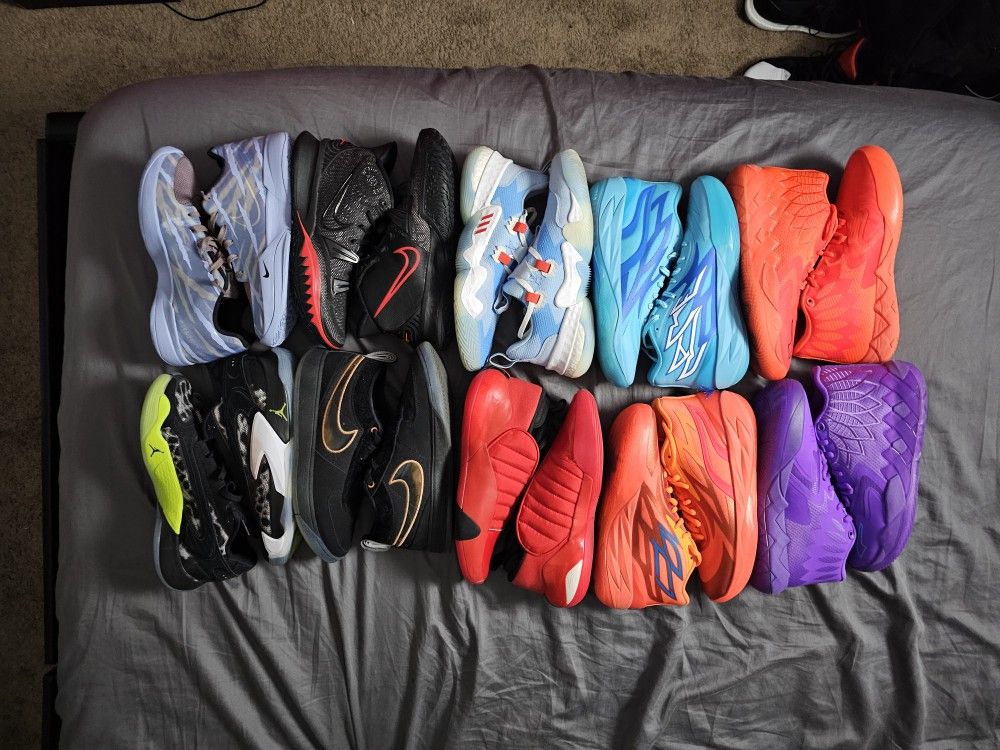 Nike, Adidas, Puma Basketball Shoes
