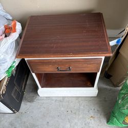 Wood  Night Stand 