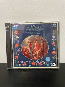 Bach St Mark Passion 2 CD Set Gonville Caius Webber Choir Classical London 1999