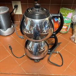 Vintage Sunbeam Double Bubble Siphon Coffee Maker 