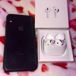 Iphone Xr and airpods 4