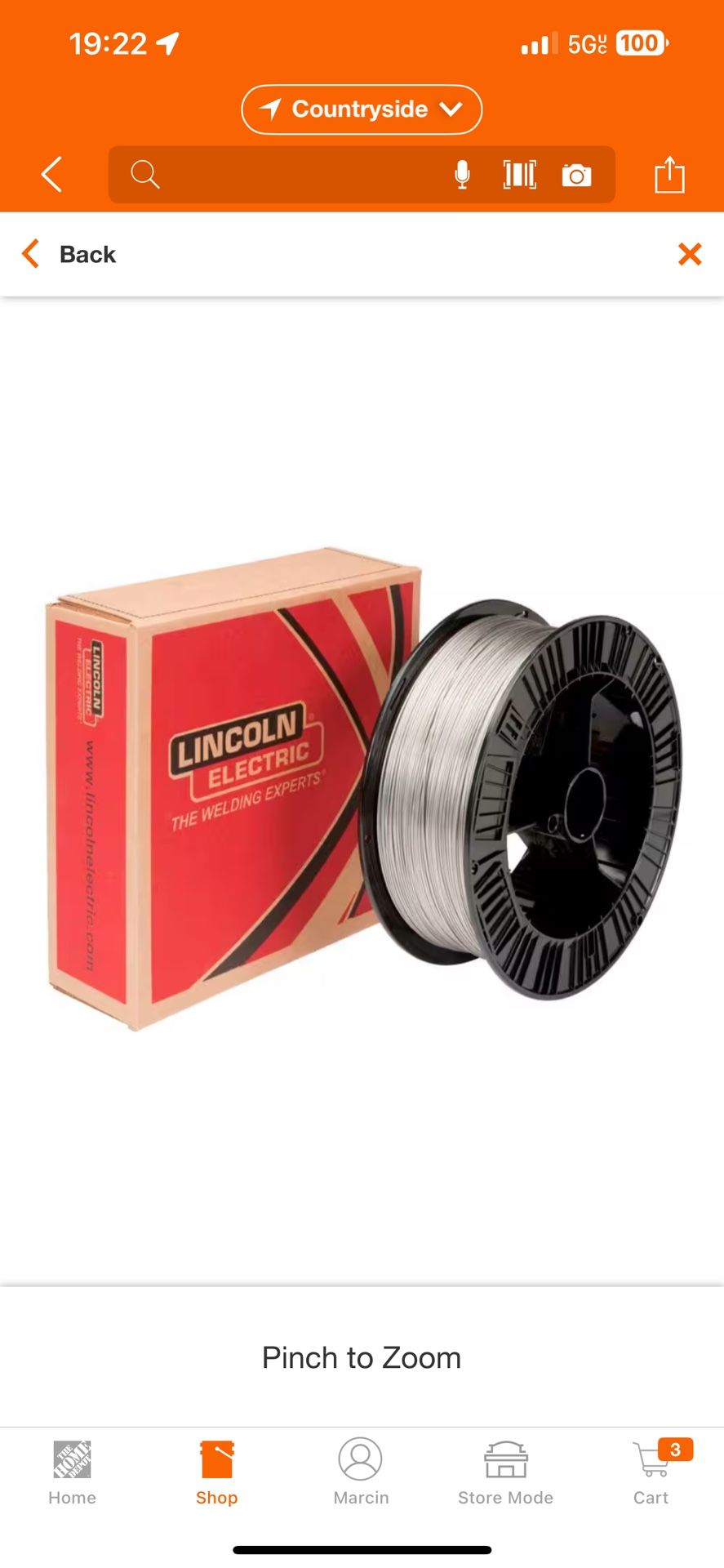 1 Lincoln Electric .030 in. Innershield NR211-MP Flux-Core Welding Wire for Mild Steel (10 lb. Spool)