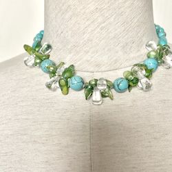 Turquoise Choker Necklace 