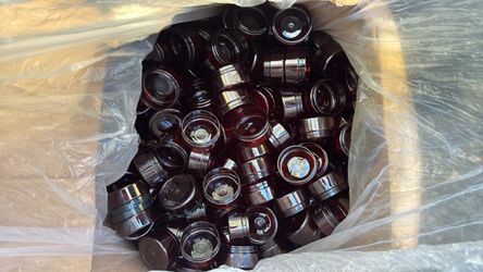 8oz Jars with Plastic Lids BULK