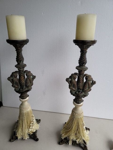 candle holder and candle