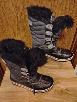 Sorel Tofino 11 Women's Black Waterproof Winter Boots Size 5