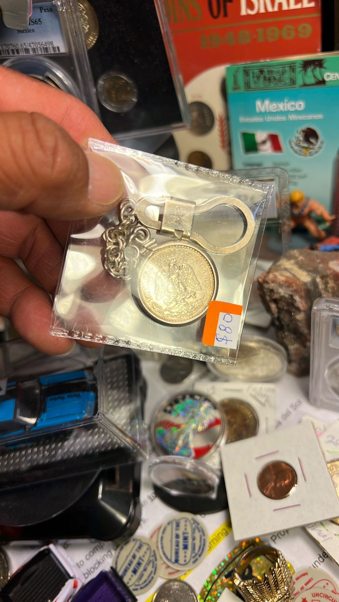 Keychain Authentic Coin.