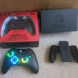 Nintendo Switch Docking Station Pro Controllers & Joy Con Grip
