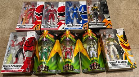 Mighty morphin power rangers Bandai hasbro action figures collectible toys toy lot