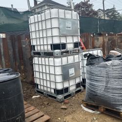 White Plastic Totes $45 each 