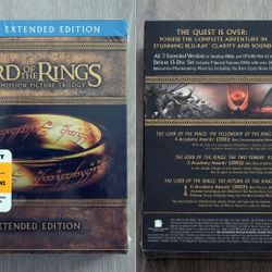 The Lord of the Rings The Motion Picture Trilogy Extended Edition Blu-ray Box Set