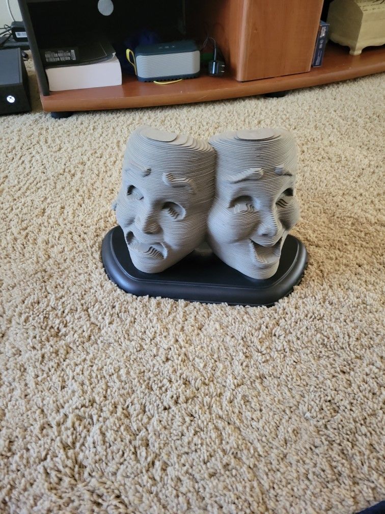 3D Sculpture Puzzle The Masks of Comedy and Tragedy