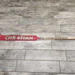 Vintage Goalie ICE Hockey stick 26" paddle, 62" total length