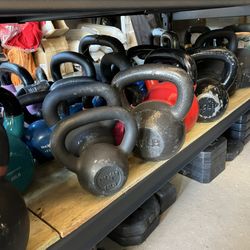 Kettlebell Workout Weights 5-80lbs Available $1/lb
