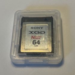 SONY XQD 64GB Memory Card Open/Used