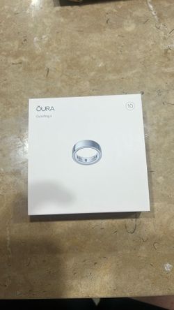 Oura ring 4 size 10 silver brand new sealed !!