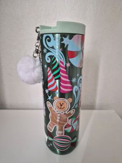 Starbucks holiday 2024 Mexico Editon Stainless steel candy ginger bear NEW