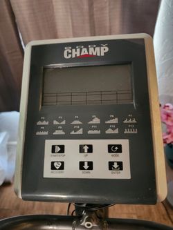 Body Champ incumbent and  Free treadmill