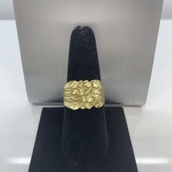 Gold Ring Nugget Style 10K 
