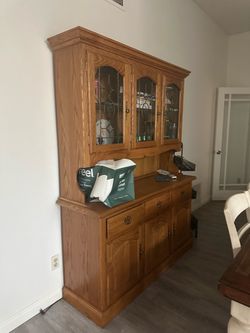 Oak Hutch